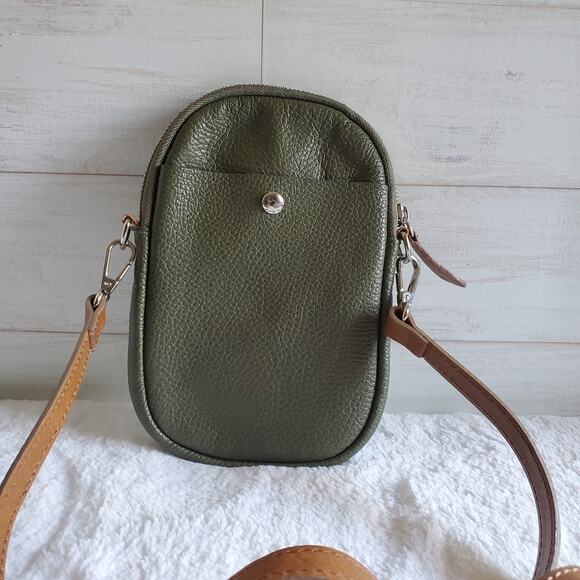 Divina Firenze Leather Crossbody Bag - Picture 2 of 5